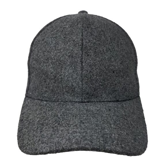 ASOS Design Slideback Hat Gray One Size Felt Adjustable 6 Panel Blank - Picture 1 of 7